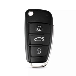 Audi A1 TT Q3 Keyless Remote Key 434MHz 8X0837220 - 1