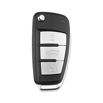 Audi A2 A4 3Btn Flip Remote Key 433MHz 8Z0837231D - Audi
