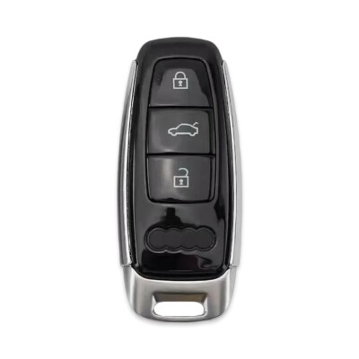 Audi A3 A4 A5 A6 A7 A8 3Btn Smart Key Shell for 2017+ Black Button - Audi