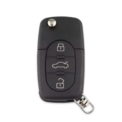 Audi A6 TT 3Btn Flip Remote Key 433MHz 4D0837231K (OEM Board) - Audi