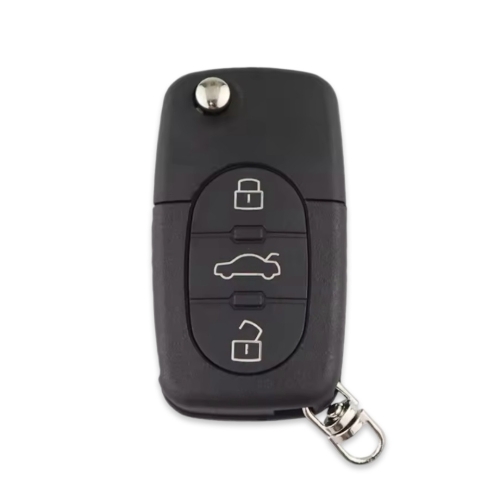 Audi A6 TT 3Btn Flip Remote Key 433MHz 4D0837231K (OEM Board) - 1