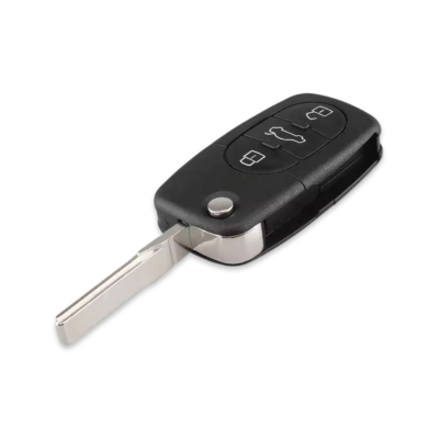 Audi A6 TT 3Btn Flip Remote Key 433MHz 4D0837231K (OEM Board) - 3