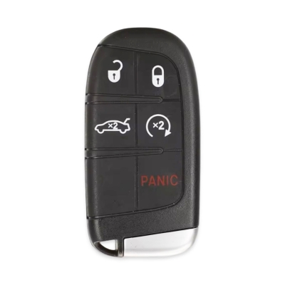 Chrysler-Jeep 4+1Btn Smart Key Shell CY24 - Chrysler/Jeep