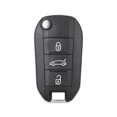 Citroen Cactus C-Elysee 3Btn Flip Key Shell - Citroen