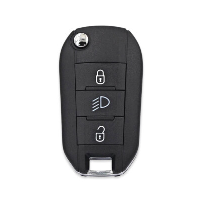 Citroen Cactus 3Btn Flip Key Shell Lİght Button - Citroen