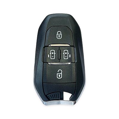 Citroen Jumpy 4Btn Smart Key Shell - Citroen