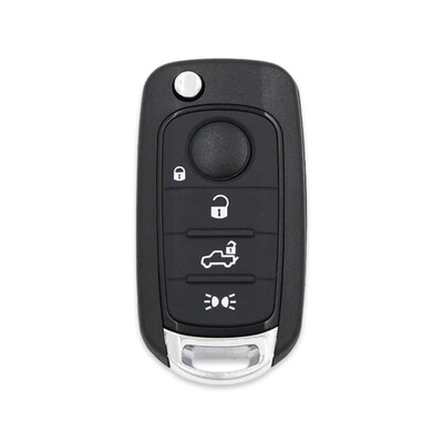 Fiat 500X Stilo Egea 4Btn Flip Remote Key Shell - 1