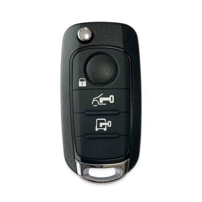 Fiat Ducato 3Btn Flip Remote Key Shell - Fiat