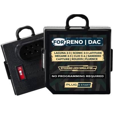 For Renault | Dacia Samsung Universal Steering Lock Emulator Simulator - Goldcar