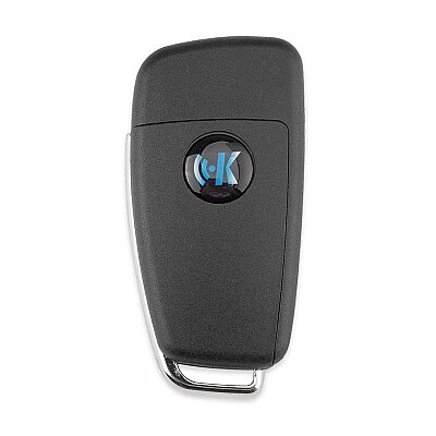 Keydiy KD B02-3 (Metal Button) Universal Flip Remote Key 3Btn for Audi Type - 2