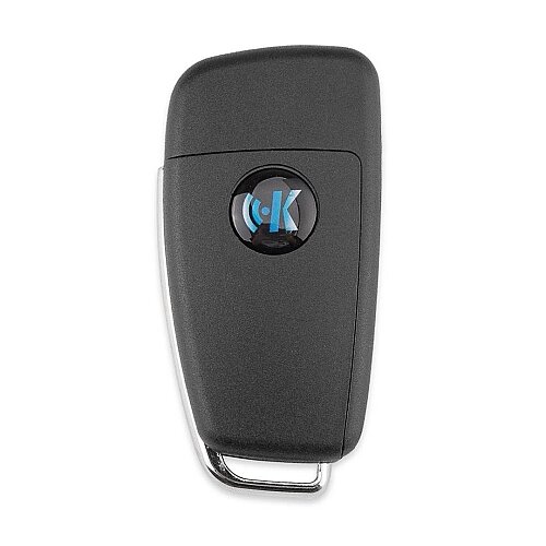 Keydiy KD B02-3 (Metal Button) Universal Flip Remote Key 3Btn for Audi Type - 2