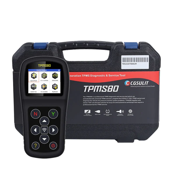 CGSULIT TPMS80 TPMS Service Tool Program TS01 Sensors (315 433 MHz), Activate Relearn All Sensors TPMS Reset Read Clear TPMS DTCs - CGSulit