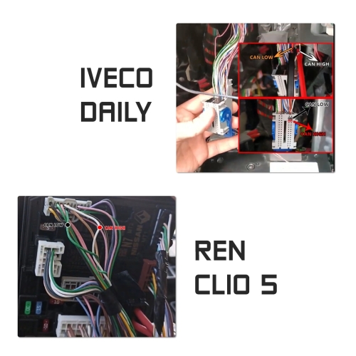 OBD2 CAN Bypass Internal CAN connection to the BCM Cable Set for ALL Devices - 4