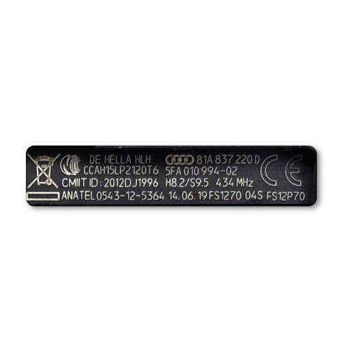OEM Audi Q2 Keyless Flip Key MQB 434MHz 81A837220D - 3