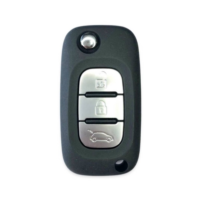OEM Twingo Duster 3Btn Flip Key 4A AES 433MHz - Ren