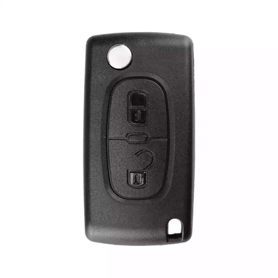 Peugeot 2Btn Flip Key Shell (No Battery Holder) - 1