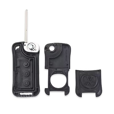 Porsche Cayenne 3Btn Flip Key Shell - 2