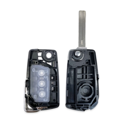 Toyota Corolla 3Btn Flip Key Shell 2018+ 2032 battery - 4
