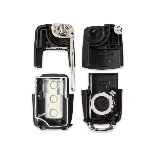 VW Golf Jetta Caddy 3Btn Flip Key Shell - 2