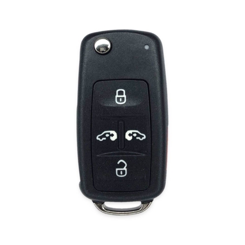 VW Multivan Sharan UDS 4Btn Flip Remote Key Shell - 1