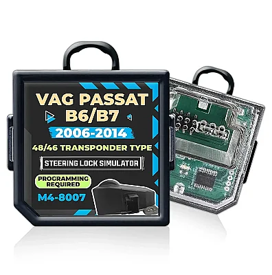 VW Passat B6 B7 Emulator for 48-46 Transponder Type Steering Lock Emulator - Volkswagen