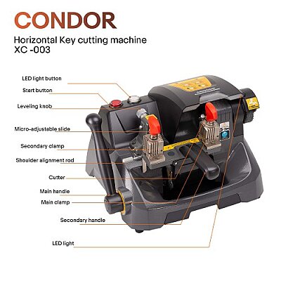  Xhorse Condor XC-003 Mechanical Key Cutting Machine - 7