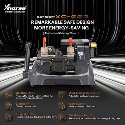  Xhorse Condor XC-003 Mechanical Key Cutting Machine - 8