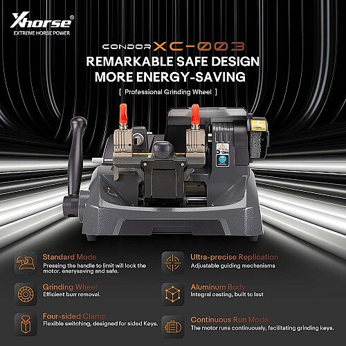  Xhorse Condor XC-003 Mechanical Key Cutting Machine - 8